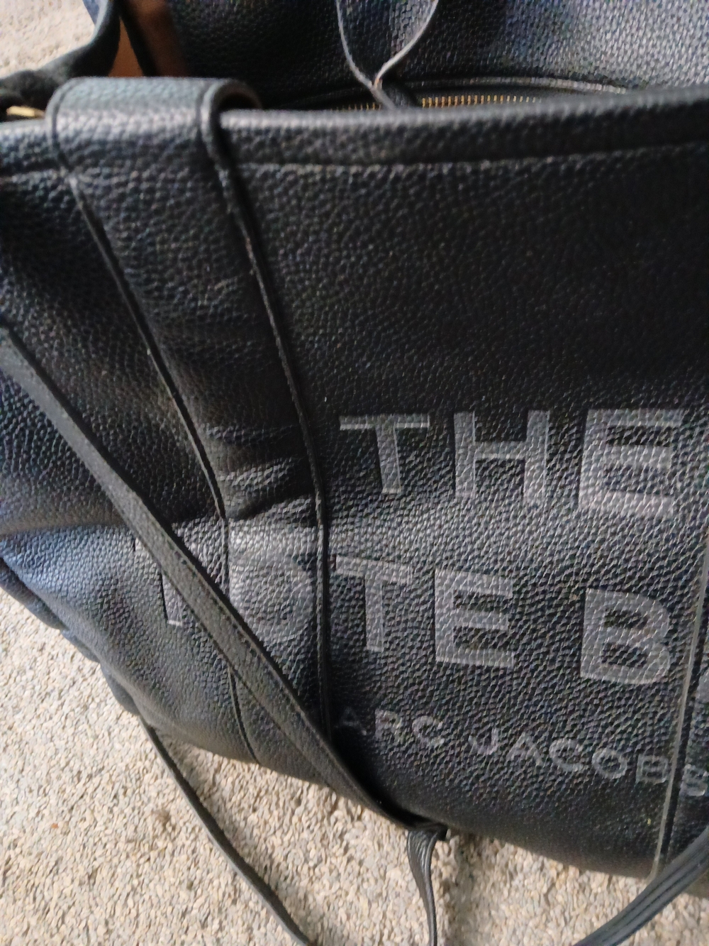 Marc Jacobs The Tote Bag - Black Leather Shoulder Tote
